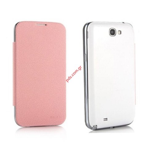 Θήκη flip KLD Samsung Galaxy S Duos S7562 Pink σε ροζ χρώμα