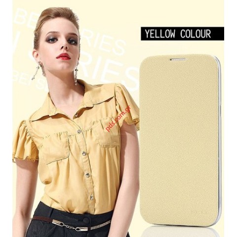Θήκη flip KLD Samsung Galaxy S Duos S7562 Yellow σε κίτρινο χρώμα Θήκη flip KLD Samsung Galaxy S Duos S7562 Yellow σε κίτρινο χρώμα