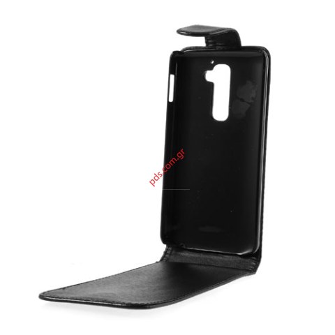 Protective case flip open Slim Magnetic D802 LG Optimus G2 in black color