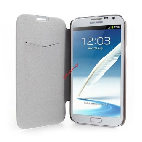 Case flip Samsung N7100 Techno Mercury Blue 