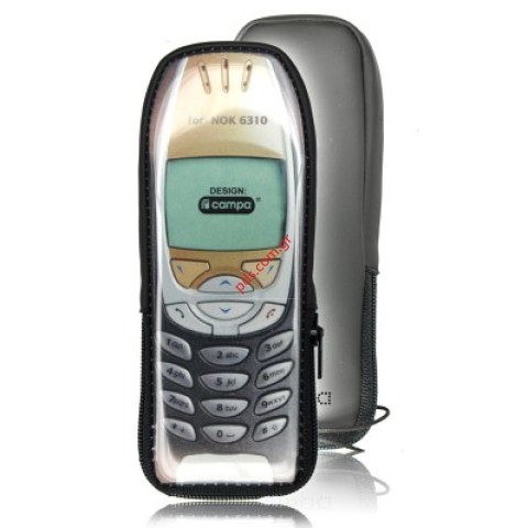 Case with zip for Nokia 6310, 6310i Black Case with zip for Nokia 6310, 6310i Black