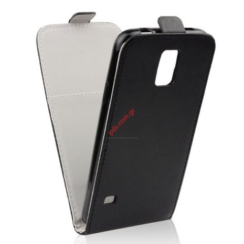 Θήκη με πορτάκι Flip Slim Nokia Lumia 625 Black φινίρισμα σε μαύρο χρώμα