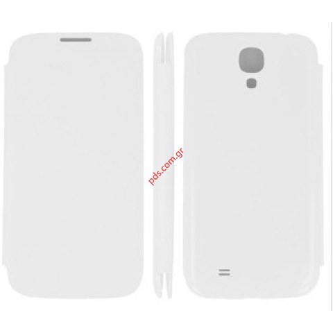 Θήκη με πορτάκι και βάση Mute Samsung i9500 Galaxy S4 White σε λευκό χρώμα Θήκη με πορτάκι και βάση Mute Samsung i9500 Galaxy S4 White σε λευκό χρώμα