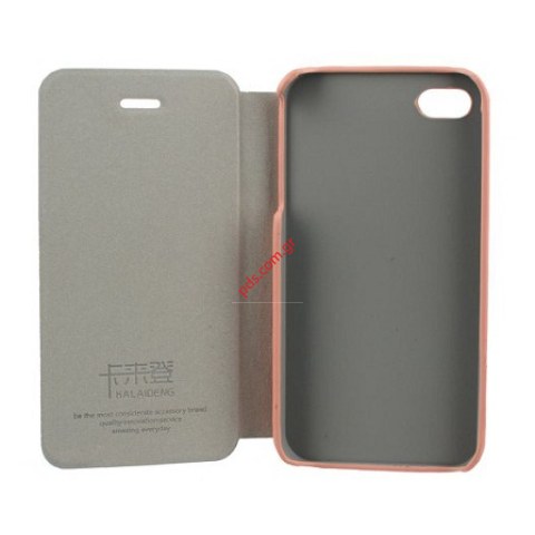 Θήκη με πορτάκι KLD Samsung Galaxy S4 Mini i9190 pink λεπτή σε ροζ χρώμα.