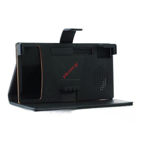 Θήκη με πορτάκι τύπου βιβλίου για συσκευές Smartphone απο 4.5 εως 5 ιντσών Black σε μαύρο χρώμα