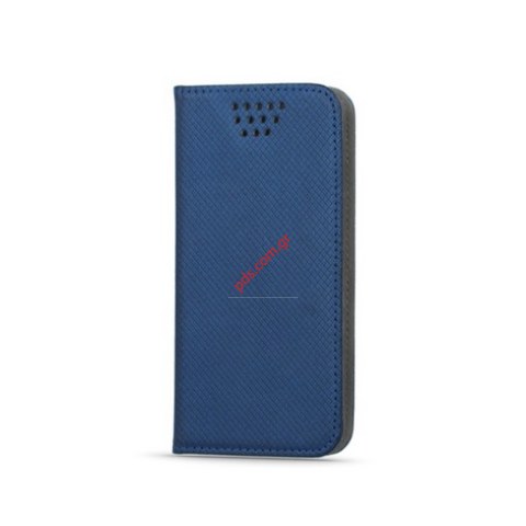 Θήκη με πορτάκι τύπου βιβλίου για συσκευές Smartphone απο 6.6 εως 6.9 ιντσών Black Magnet σε μαύρο χρώμα