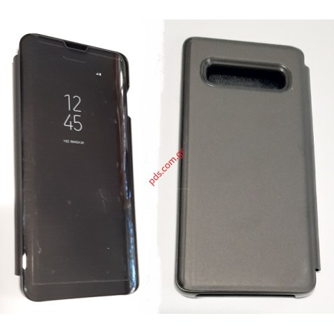 Θήκη (ΟΕΜ) Samsung Clear View Cover Black G975 Galaxy S10 Plus σε μαύρο χρώμα Blister Θήκη (ΟΕΜ) Samsung Clear View Cover Black G975 Galaxy S10 Plus σε μαύρο χρώμα Blister
