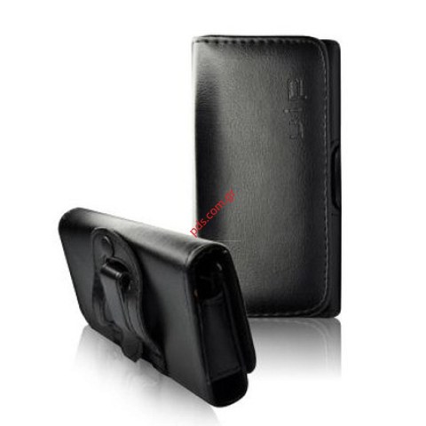 Θήκη οριζόντια με κλίπ ζώνης Universal (125.5x6.5x1.2mm) Full style Kabura chick Black σε μαύρο χρώμα. Θήκη οριζόντια με κλίπ ζώνης Universal (125.5x6.5x1.2mm) Full style Kabura chick Black σε μαύρο χρώμα.