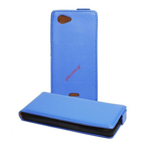 Protective case flip open type Slim Samsung i8190 Galaxy S III Mini Blue KABURA Protective case flip open type Slim Samsung i8190 Galaxy S III Mini Blue KABURA