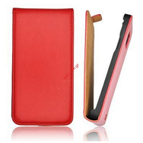 Protective case flip open type Slim Samsung i8190 Galaxy S III Mini Red  Protective case flip open type Slim Samsung i8190 Galaxy S III Mini Red