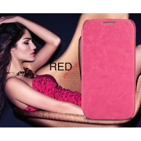 Θήκη τύπου βιβλίου KLD Samsung Galaxy S Duos S7562 Red Fuxia σε κόκκινο χρώμα Θήκη τύπου βιβλίου KLD Samsung Galaxy S Duos S7562 Red Fuxia σε κόκκινο χρώμα