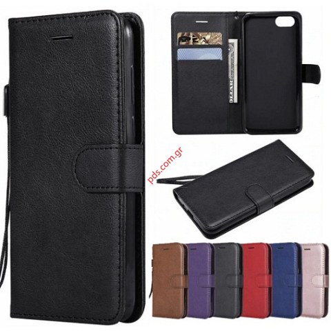 Θήκη τύπου βιβλίου Mercury Xiaomi Redmi 7 Black Wallet Diary σε μαύρο χρώμα Θήκη τύπου βιβλίου Mercury Xiaomi Redmi 7 Black Wallet Diary σε μαύρο χρώμα