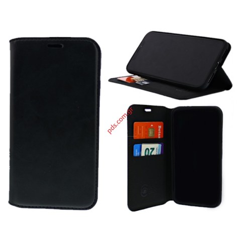 Θήκη τύπου βιβλίου Mercury Xiaomi Redmi Note 8 Black Wallet Diary σε μαύρο χρώμα