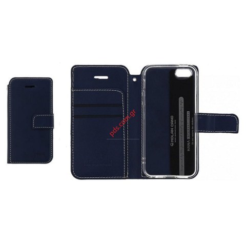 Θήκη τύπου βιβλίου Realme 7 Blue Molan cano Smart Flip book σε μπλέ χρώμα