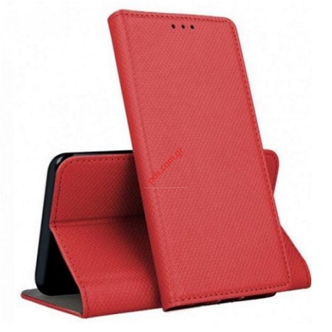 Θήκη τύπου βιβλίου Samsung A256B Galaxy A25 5G Red Book σε κόκκινο χρώμα Blister
