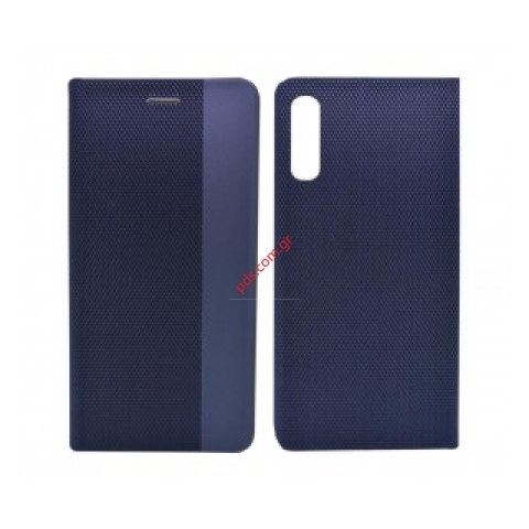 Θήκη τύπου βιβλίου Samsung A307F Galaxy A30S (2019) Blue Flip book wallet σε μπλέ χρώμα