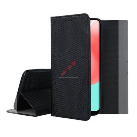 Θήκη τύπου βιβλίου Samsung A32 Galaxy A326 5G Book Black σε μαύρο χρώμα Magnet.