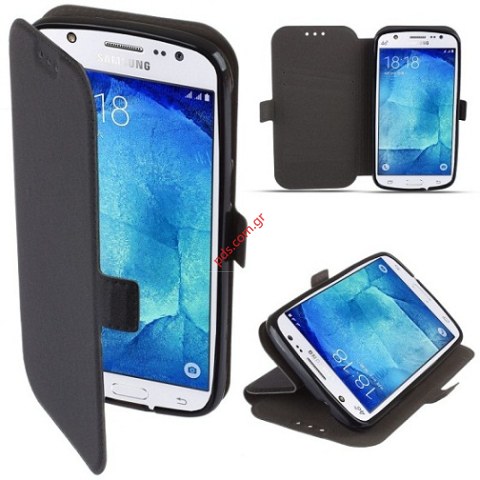 Θήκη τύπου βιβλίου Samsung J520F Galaxy J5 (2017) Wallet Diary Black σε μαύρο χρώμα Θήκη τύπου βιβλίου Samsung J520F Galaxy J5 (2017) Wallet Diary Black σε μαύρο χρώμα