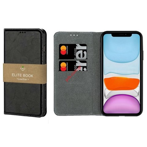 Θήκη τύπου βιβλίου Samsung S23 Galaxy SM-S911B Elite black stand wallet σε μαύρο χρώμα Blister