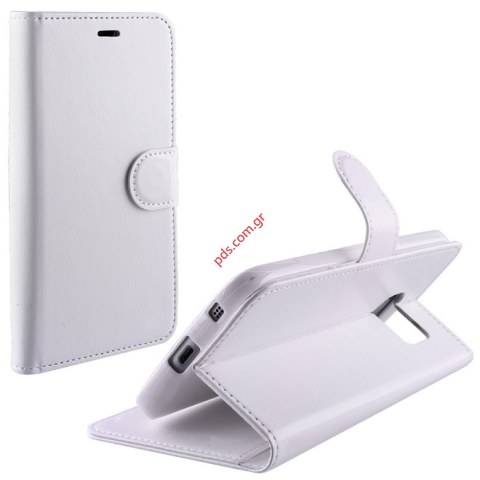 Θήκη τύπου βιβλίου White Samsung J320F Galaxy J3 (2016) Wallet Diary σε λευκό χρώμα Θήκη τύπου βιβλίου White Samsung J320F Galaxy J3 (2016) Wallet Diary σε λευκό χρώμα