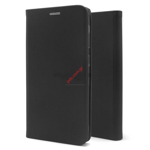 Θήκη τύπου βιβλίου Xiaomi Redmi Note 8 PRO Black Flip Wallet Diary σε μαύρο χρώμα