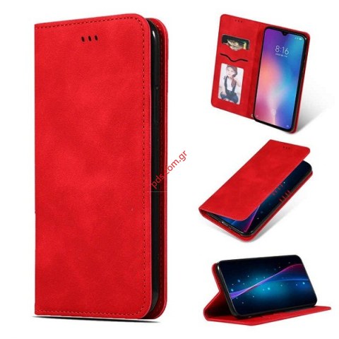 Case flip book Xiaomi Redmi Note 8T Red Wallet Diary Case flip book Xiaomi Redmi Note 8T Red Wallet Diary