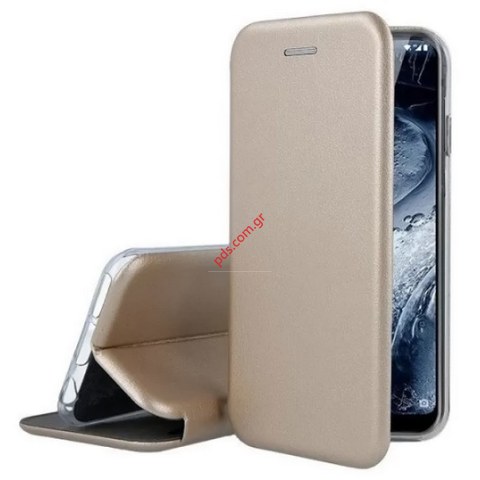 Case Book Xiaomi Redmi 8 / 8A stand Fancy Gold 