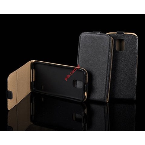Θήκη βιβλίου Flexi προς τα επάνω Lumia 830 Black flip open 