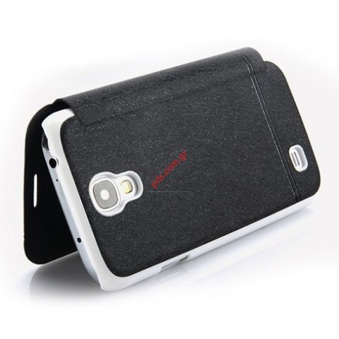 Θήκη βιβλίου KLD Iceland Samsung N910 Note 4 Black με πορτάκι σε μαύρο χρώμα