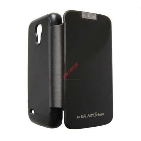 Θήκη βιβλίου Mercury Techno Samsung Galaxy S4 Mini i9190 Black σε μαύρο χρώμα