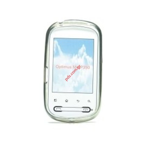 Transparent hard plastic transparent case for LG P350 Optimus ME