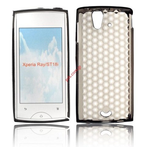 Transparent invisible hard plastic case for SonyEricsson Ray xperia (ST18i)