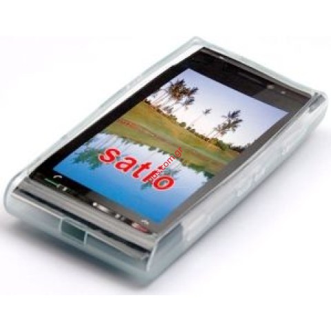 Transparent hard plastic case for SonyEricsson Satio U1i