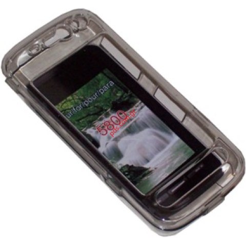 Crystal transparent hard case for 5800 to protect your phone from damage Crystal transparent hard case for 5800 to protect your phone from damage