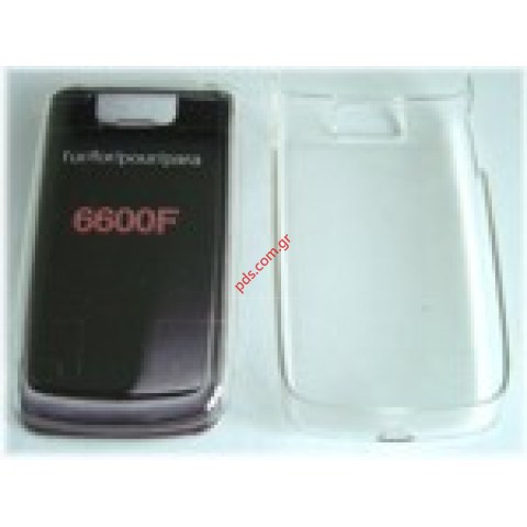 Crystal plastic hard case for 6600Folder  Crystal plastic hard case for 6600Folder