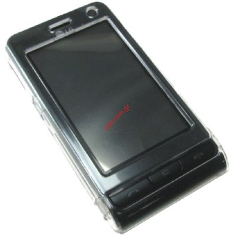 Crystal transparent hard plastic case for  LG KU990 Viewty