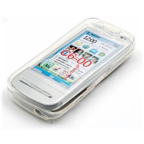 Πλαστική σκληρή διάφανη θήκη για το Nokia C6-00 Πλαστική σκληρή διάφανη θήκη για το Nokia C6-00