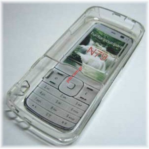 Crystal transparent hard plastic case for Nokia N79 Crystal transparent hard plastic case for Nokia N79