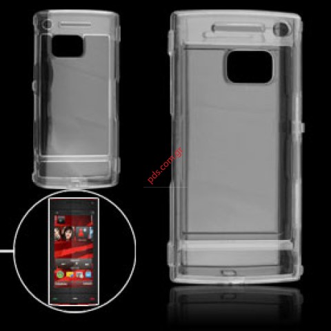 Πλαστική σκληρή διάφανη θήκη για το Nokia X6