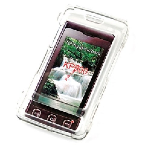 Crystal transparent hard plastic case for LG KP500 Cookie