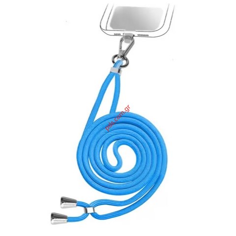 Λουράκι λαιμού Body Neck Holder strap LYD Light Blue για universal Smartphone κορδόνι σε γαλάζιο χρώμα Λουράκι λαιμού Body Neck Holder strap LYD Light Blue για universal Smartphone κορδόνι σε γαλάζιο χρώμα