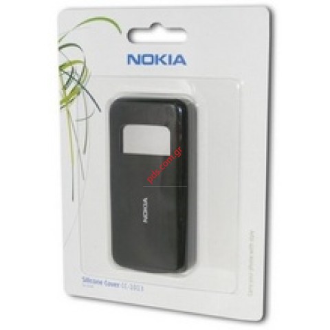 Γνήσια θήκη Nokia silicon case CC-1013 for C6-01 Black (Blister)