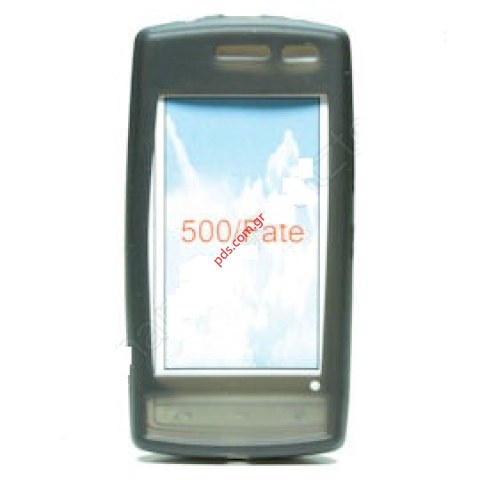 Πλαστική μαλακή θήκη Σιλικόνης για το Nokia 500 σε μαύρο χρώμα Πλαστική μαλακή θήκη Σιλικόνης για το Nokia 500 σε μαύρο χρώμα