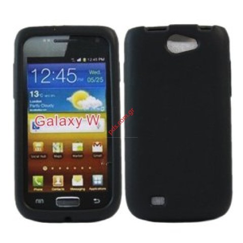 Plastic soft case silicon for Samsung i8150 Galaxy W  in black color Plastic soft case silicon for Samsung i8150 Galaxy W  in black color