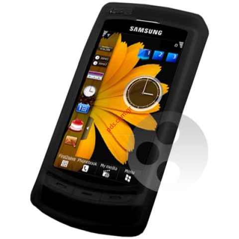 Plastic soft case silicon for Samsung i8910 Omnia in black color Plastic soft case silicon for Samsung i8910 Omnia in black color