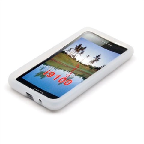 Plastic soft case silicon for Samsung i9100 Galaxy S2  in white color Plastic soft case silicon for Samsung i9100 Galaxy S2  in white color
