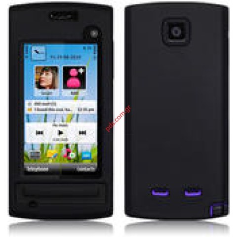 Θήκη από silicon για το Nokia 5250  σε μαύρο χρώμα Θήκη από silicon για το Nokia 5250  σε μαύρο χρώμα