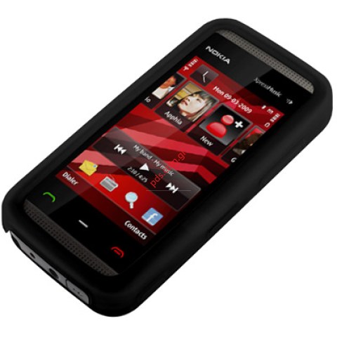 Case from silicon for NOKIA 5530 in black color Case from silicon for NOKIA 5530 in black color