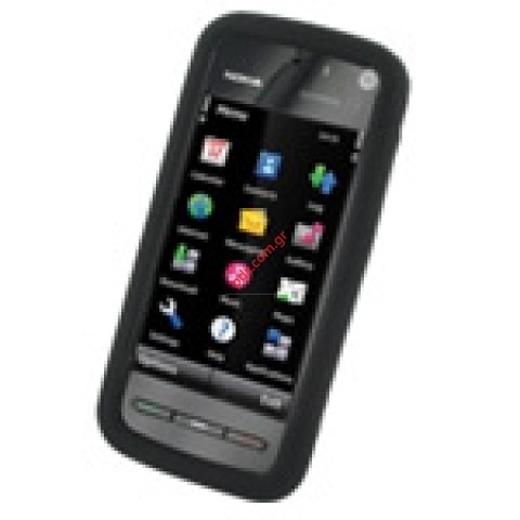 Case from silicon for NOKIA 5800 in black color Case from silicon for NOKIA 5800 in black color