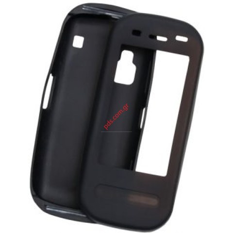 Θήκη από silicon για το Nokia C6-00 σε μαύρο χρώμα Θήκη από silicon για το Nokia C6-00 σε μαύρο χρώμα